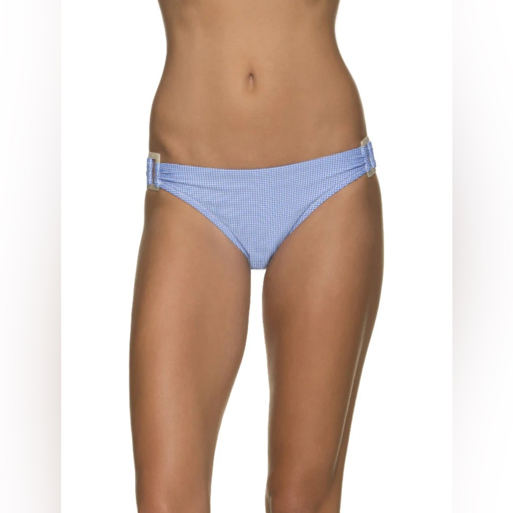 Helen Jon Blue Checkered Bikini Bottom Shell Hipster | St Kitts